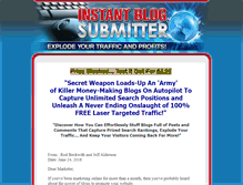 Tablet Screenshot of instantblogsubmitter.com